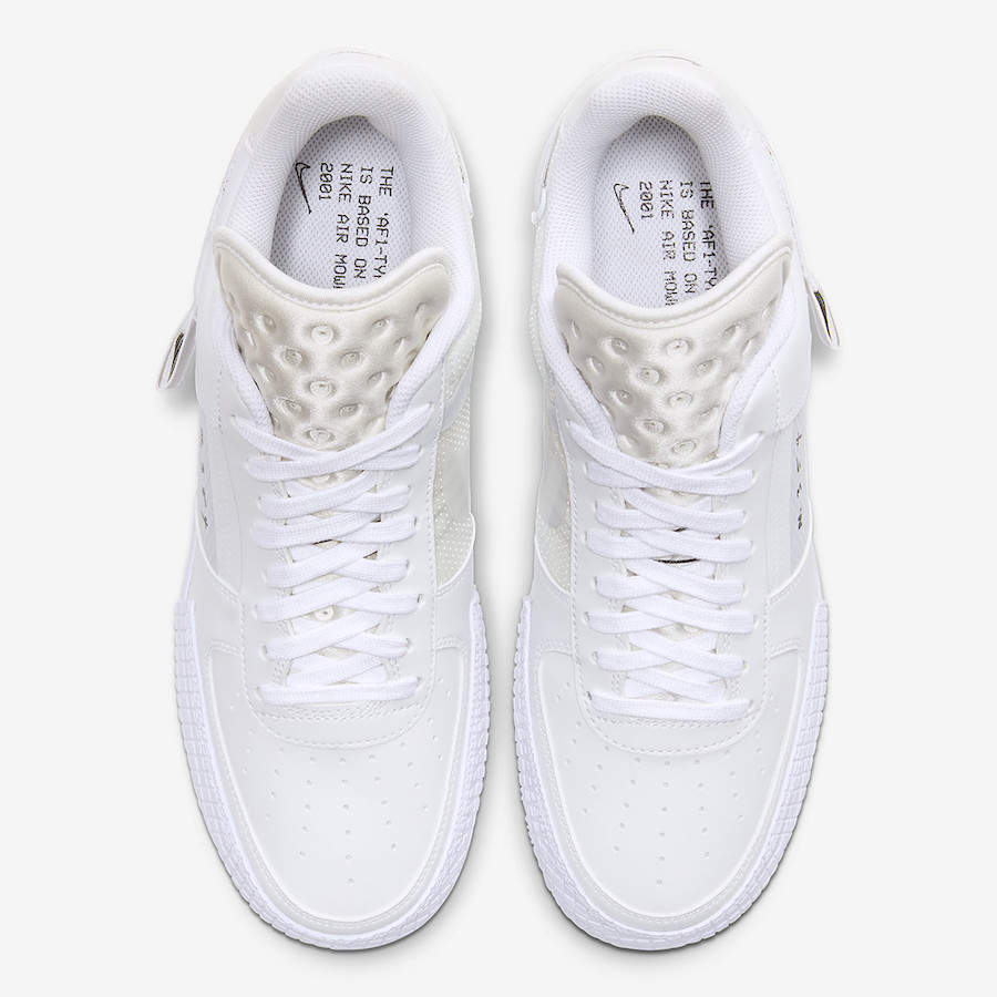 Nike Air Force 1 Type White CQ2344-101 Release Date
