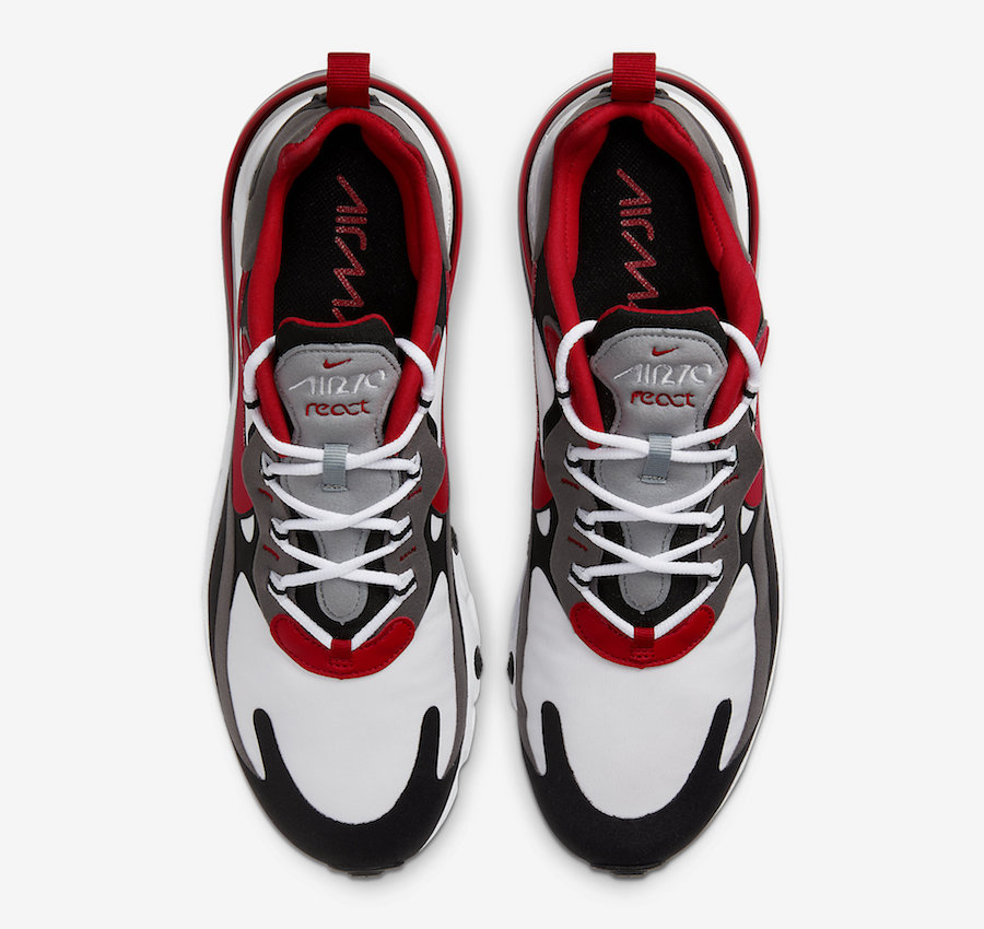 Nike Air Max 270 React Black University Red CI3866-002 Release Date