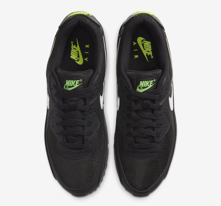 Nike Air Max 90 Black Volt CV1634-001 Release Date - SBD
