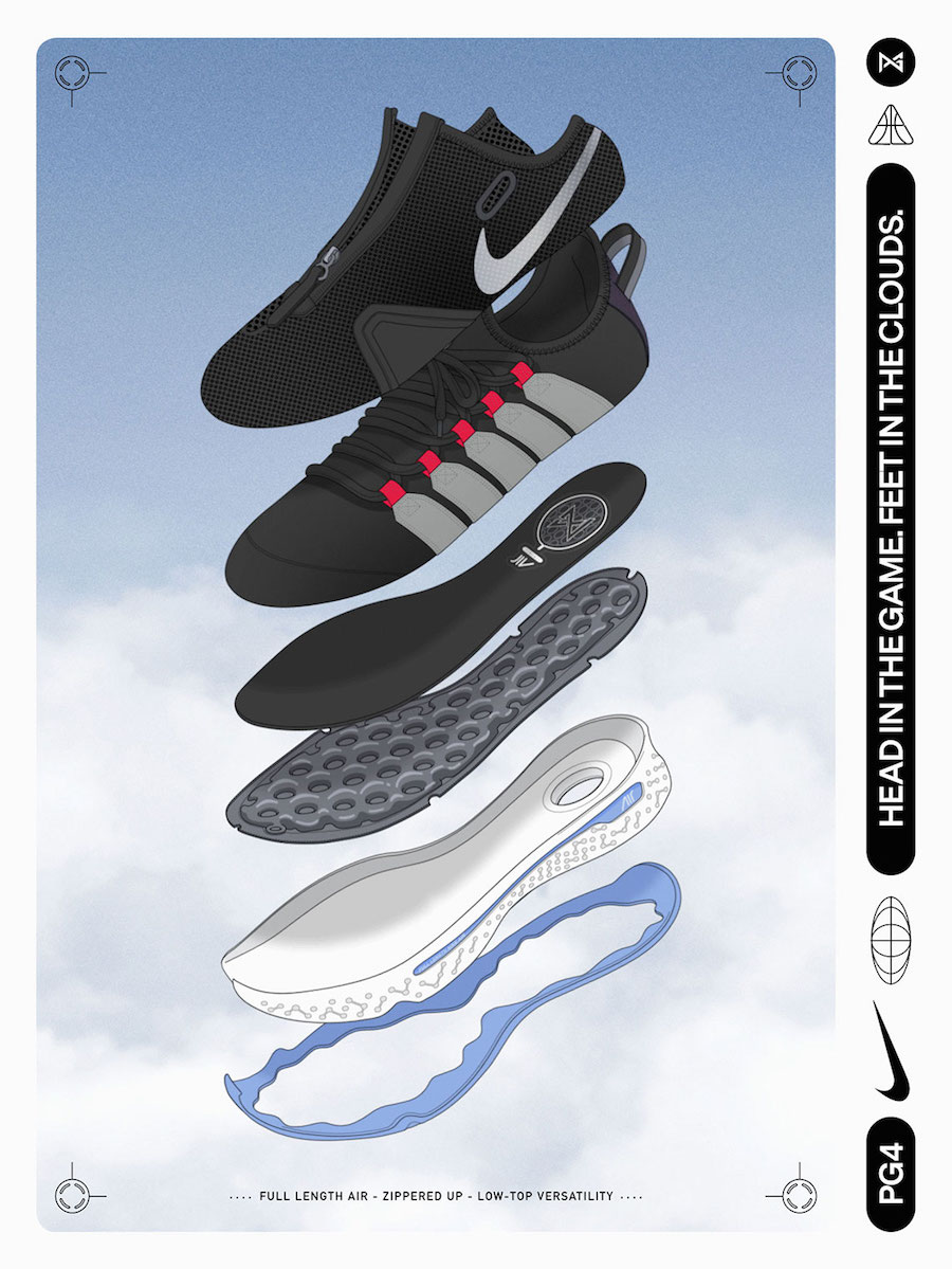 Nike PG 4 Black White Smoke Grey CD5079-001 Release Date