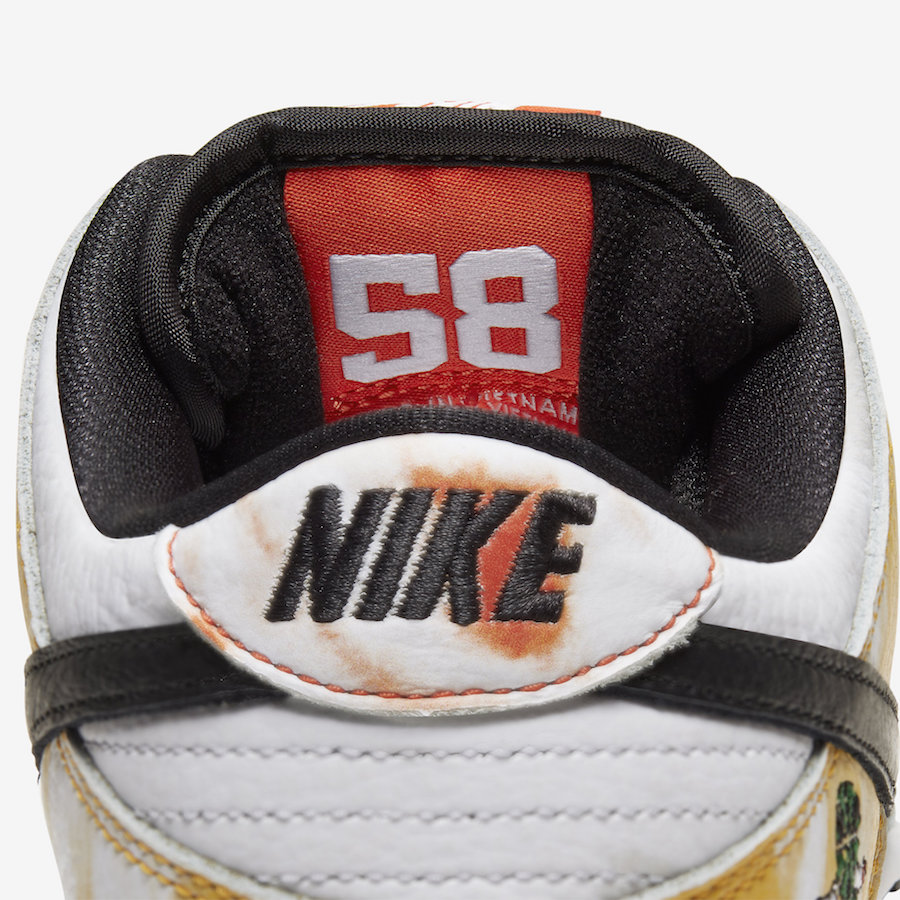 Nike SB Dunk Low Raygun Tie-Dye White BQ6832-101 Release Date