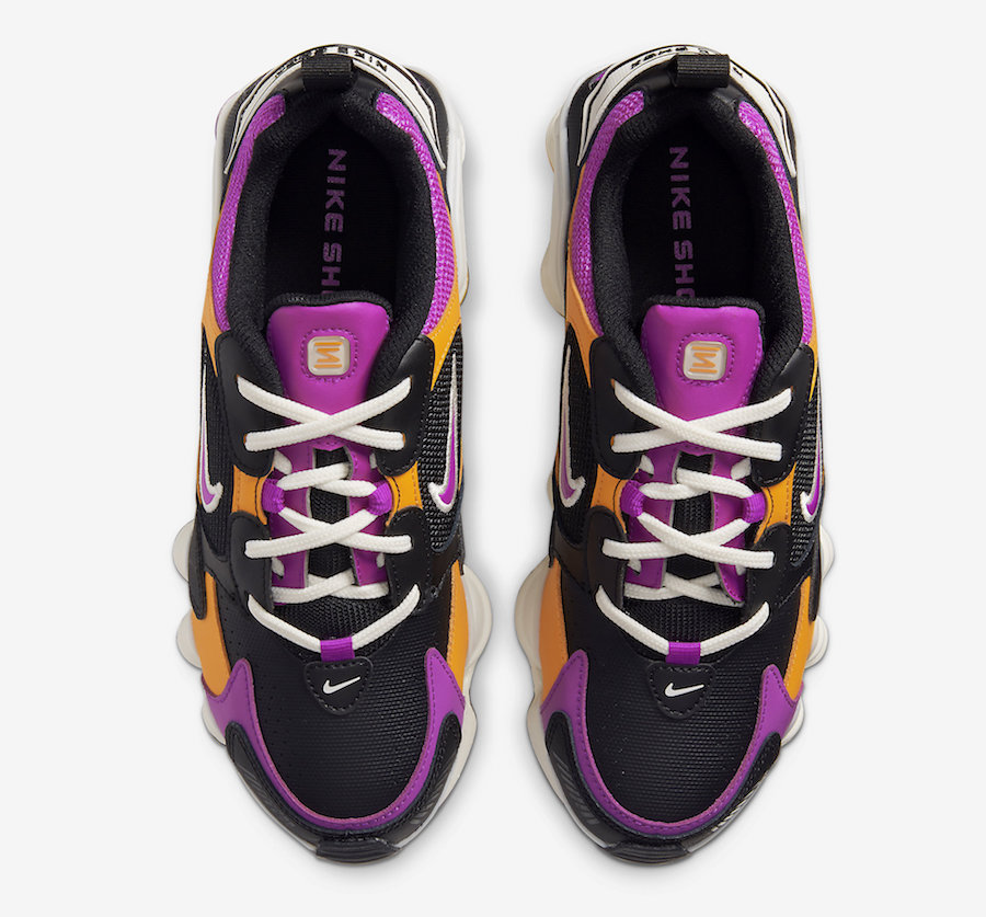 Nike Shox Nova Black Pink Orange AT8046-002 Release Date
