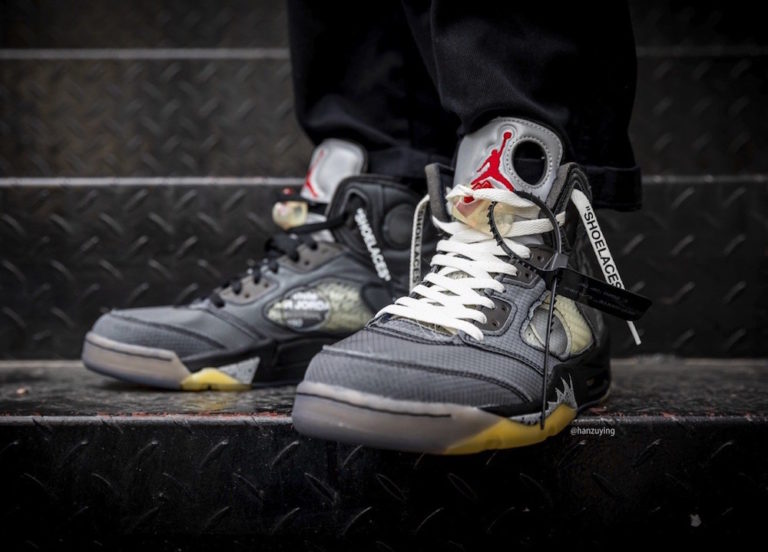 off white jordan 5 footlocker