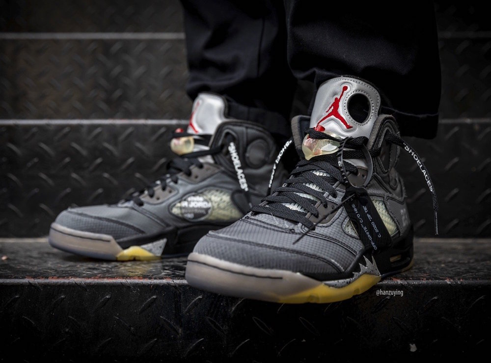 Air Jordan 5 Off-White Black - ENDANGERED LA