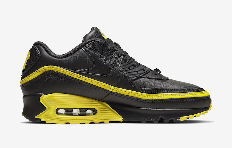 Undefeated Nike Air Max 90 Black Optic Yellow CJ7197-001 2019 Release Date