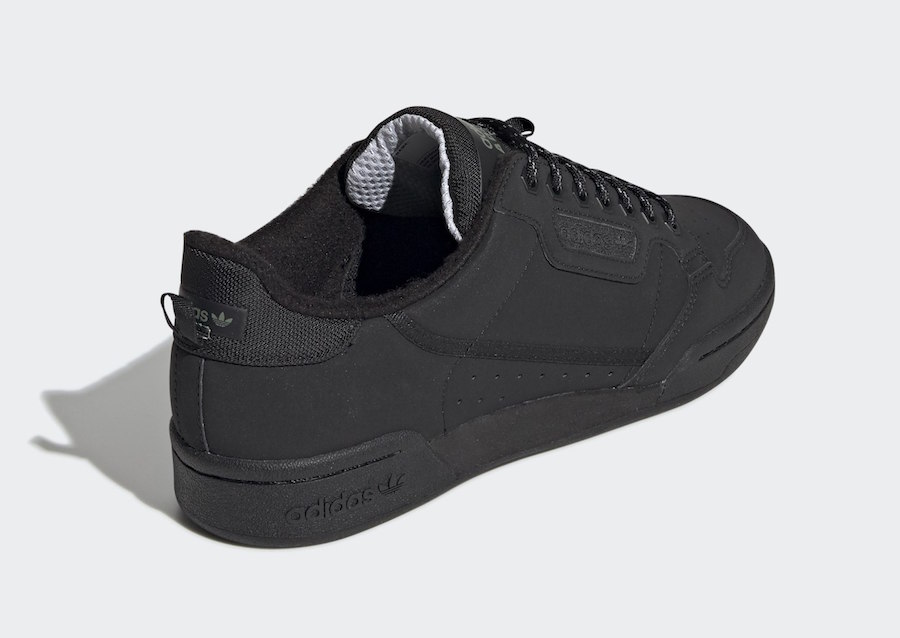 adidas Continental 80 Core Black Fleece FV4631 Release Date