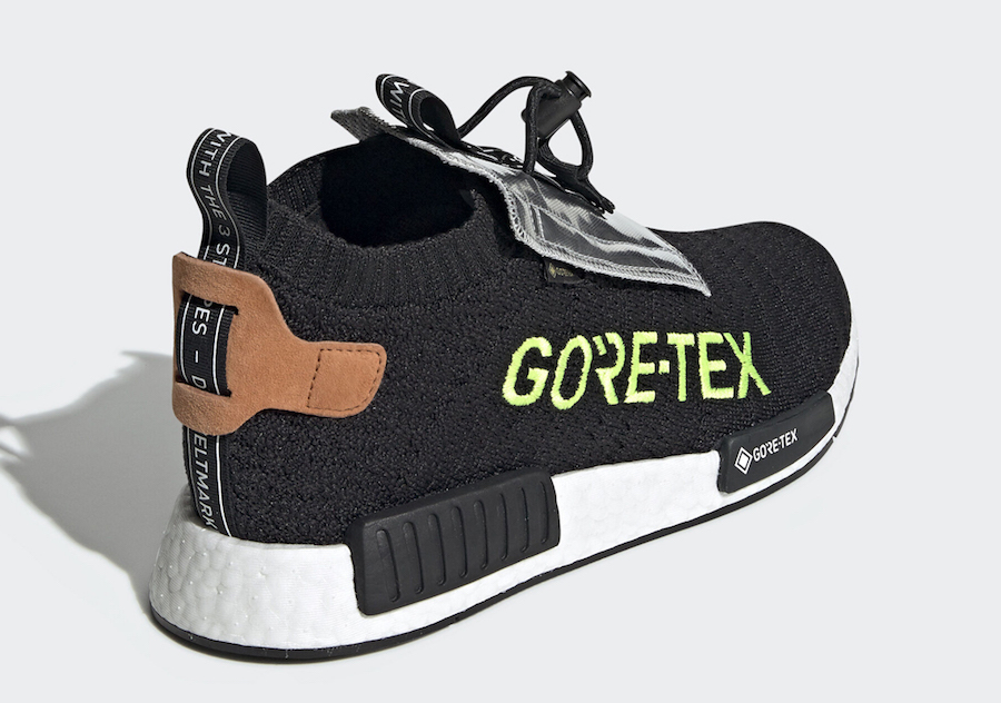 adidas NMD TS1 Gore-Tex Black Solar Yellow EE5895 Release Date