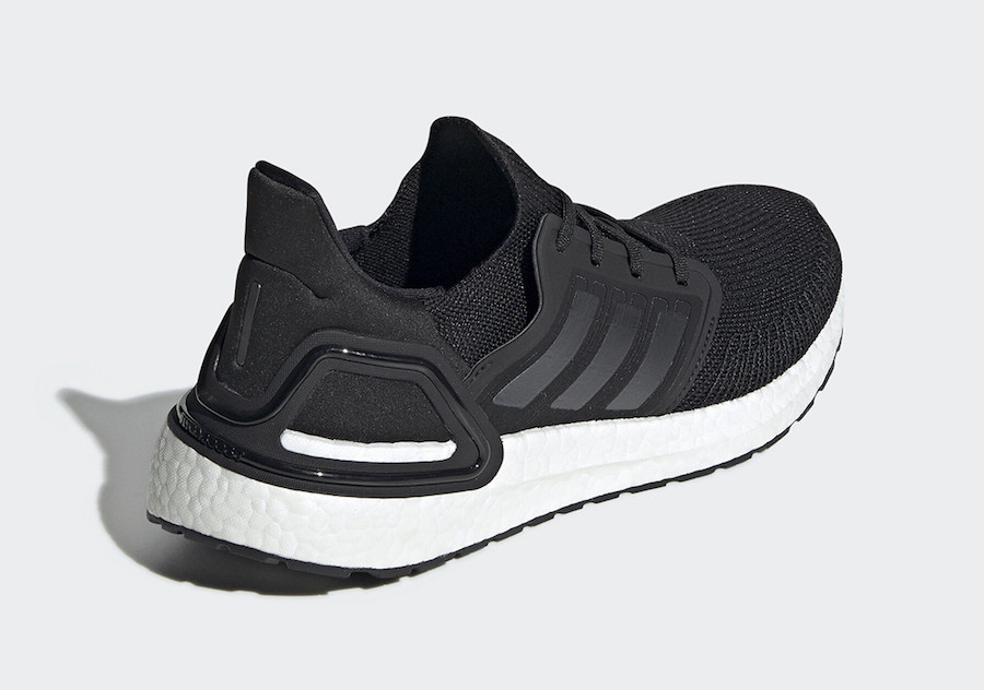 ultra boost 2020 black and white