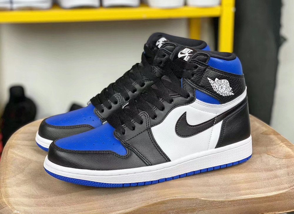 air jordan 1 retro high black game royal