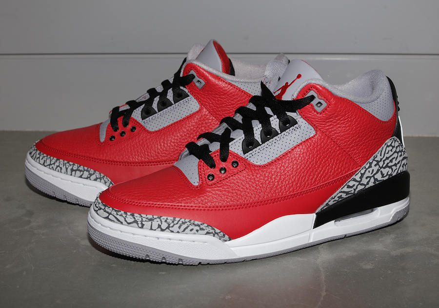 white red cement 3s