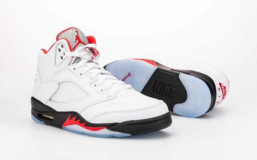 red black and white 5s