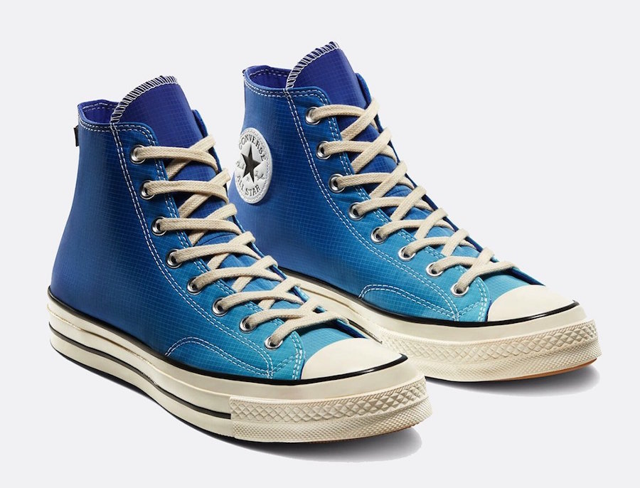 converse blue chuck 70 utility hi sneakers