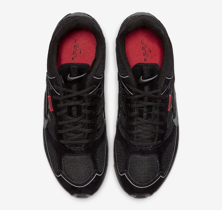 Nike Air Ghost Racer Black Habanero Red CW8621-001 Release Date - SBD