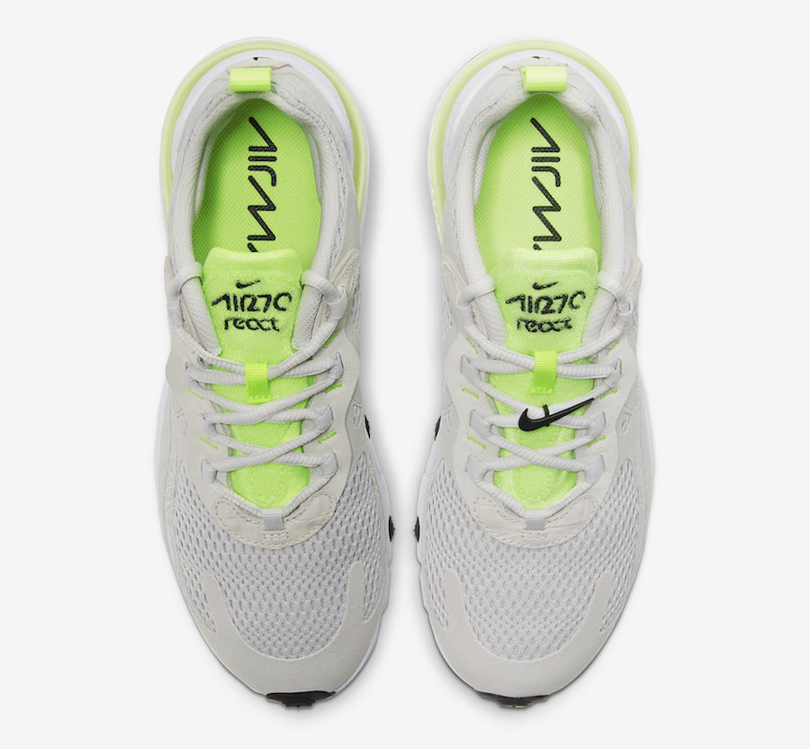 Nike Air Max 270 React Vast Grey Ghost Green CU3447-001 Release Date