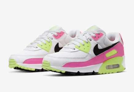 nike air max 90 green pink