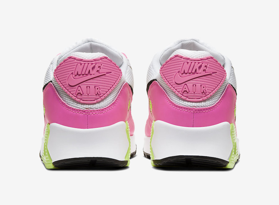 Nike Air Max 90 White Pink Volt CT1030-100 Release Date