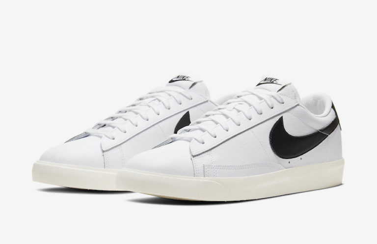 blazer low all white