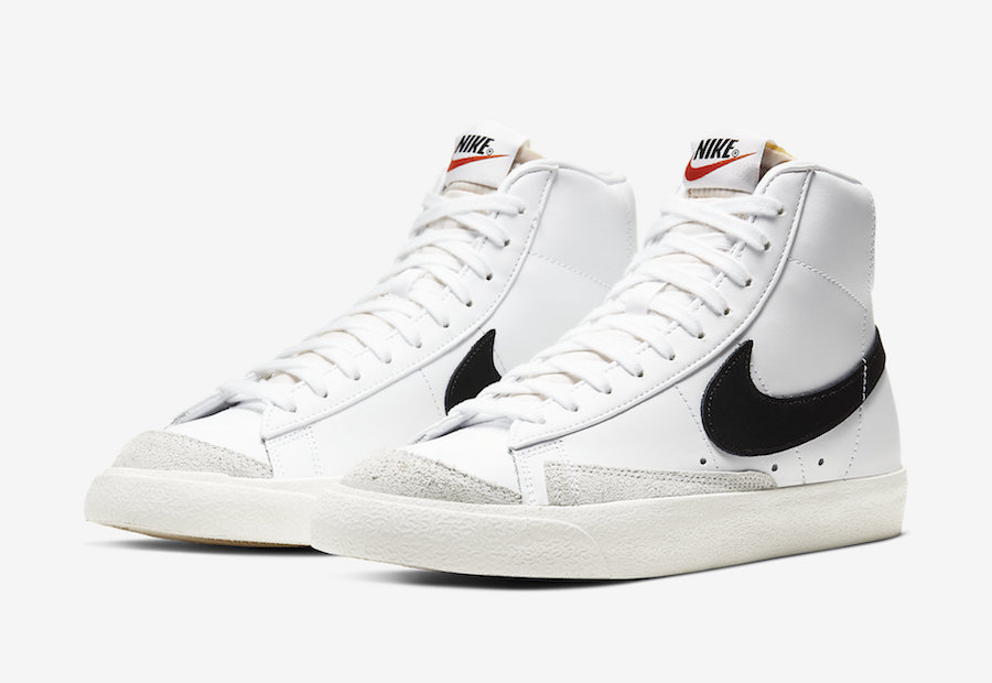 Nike Blazer Mid White Black CZ1055-100 Release Date