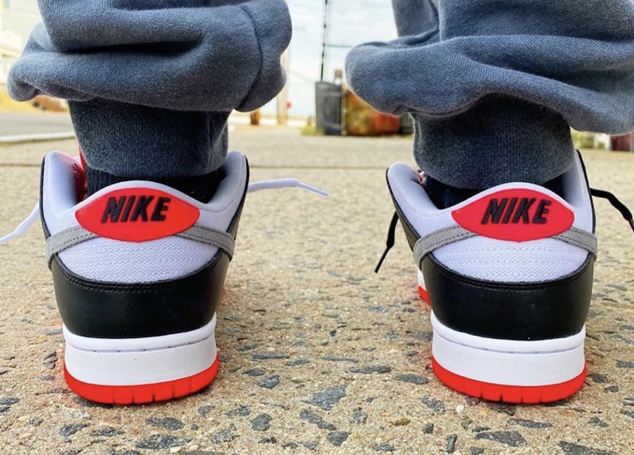 nike sb dunk low infrared on feet