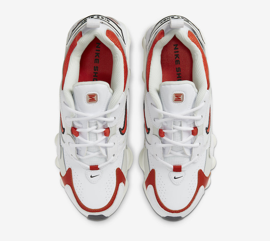 Nike Shox TL Nova White Red AT8046-101 Release Date