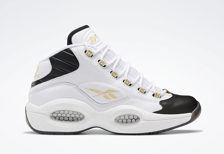 reebok iverson question black and gold