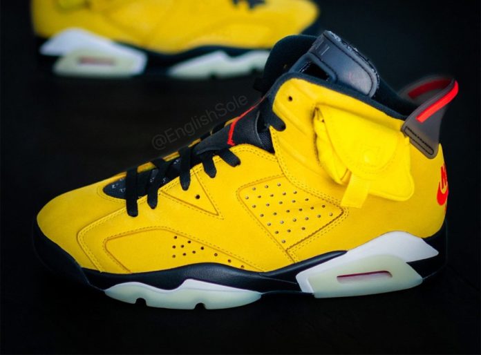 Travis Scott Air Jordan 6 Yellow Cactus Jack Release Date - SBD