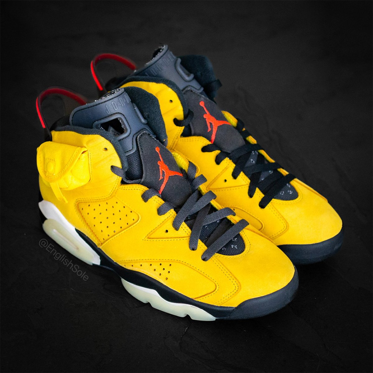 Travis Scott Air Jordan 6 Yellow Cactus Jack Release Date - SBD