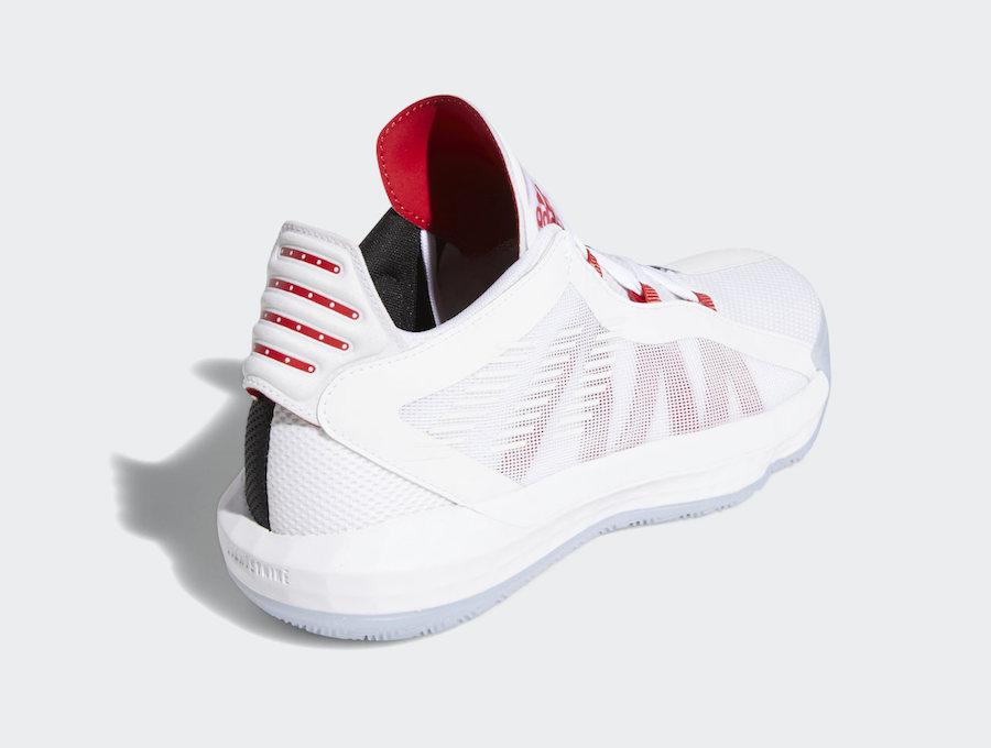 adidas Dame 6 White Scarlet EH2069 Release Date