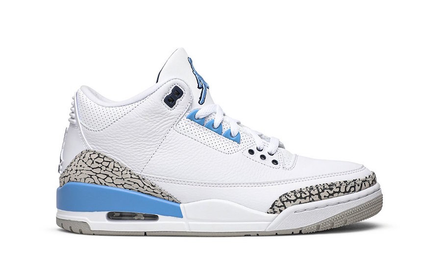Air Jordan 3 UNC CT8532-104 Release Date Pricing Air Jordan 3 UNC CT8532-104 Release Date Pricing