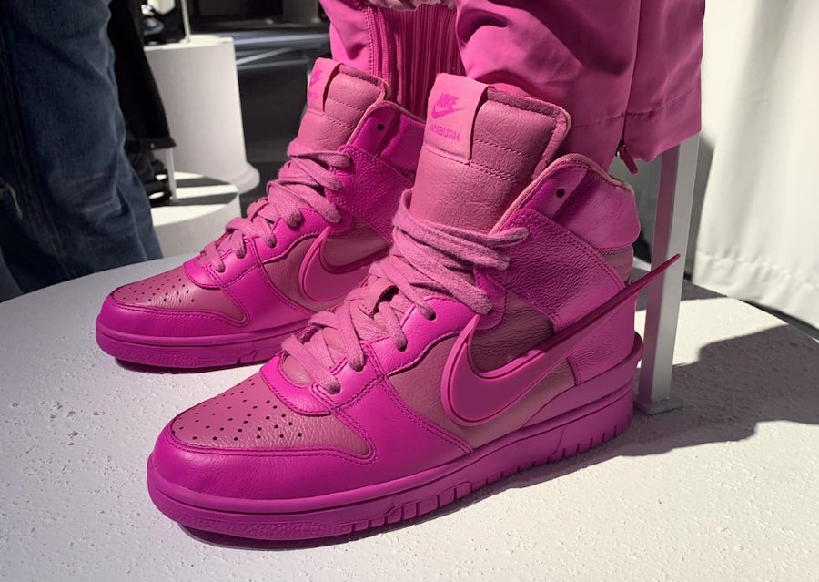 Ambush Nike Dunk High Pink Fuchsia Release Date