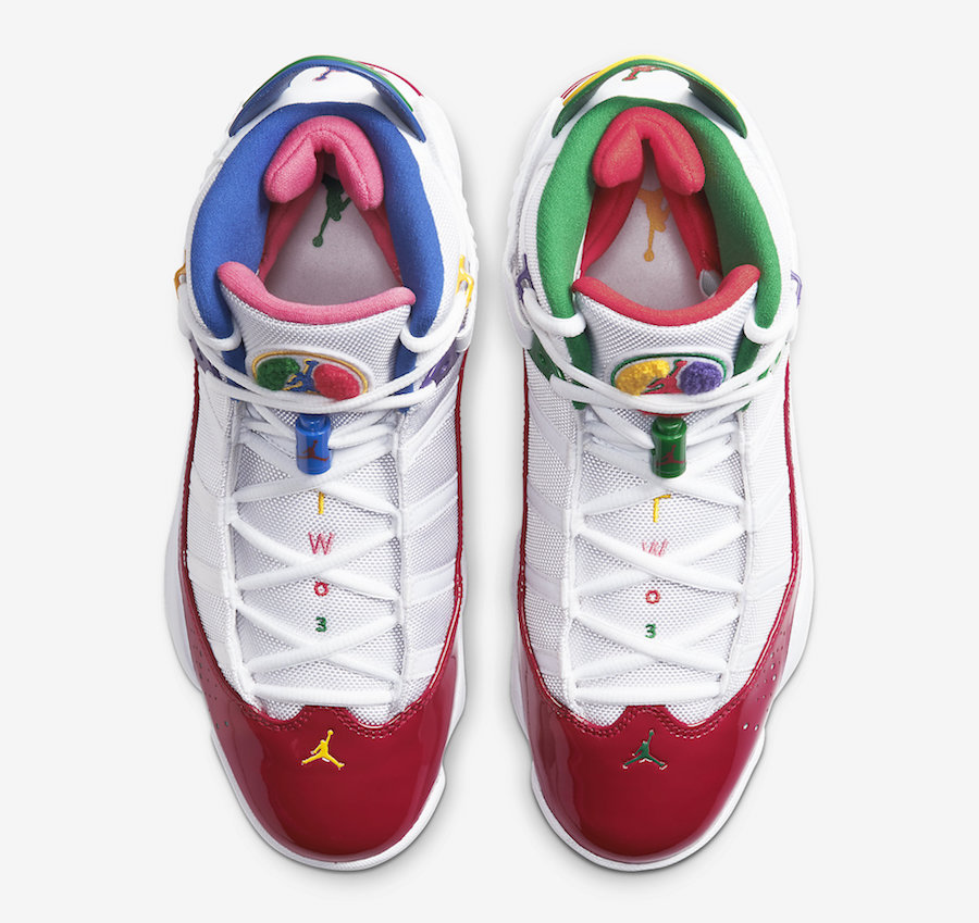 Jordan 6 Rings Multicolor CW7003-100 Release Date