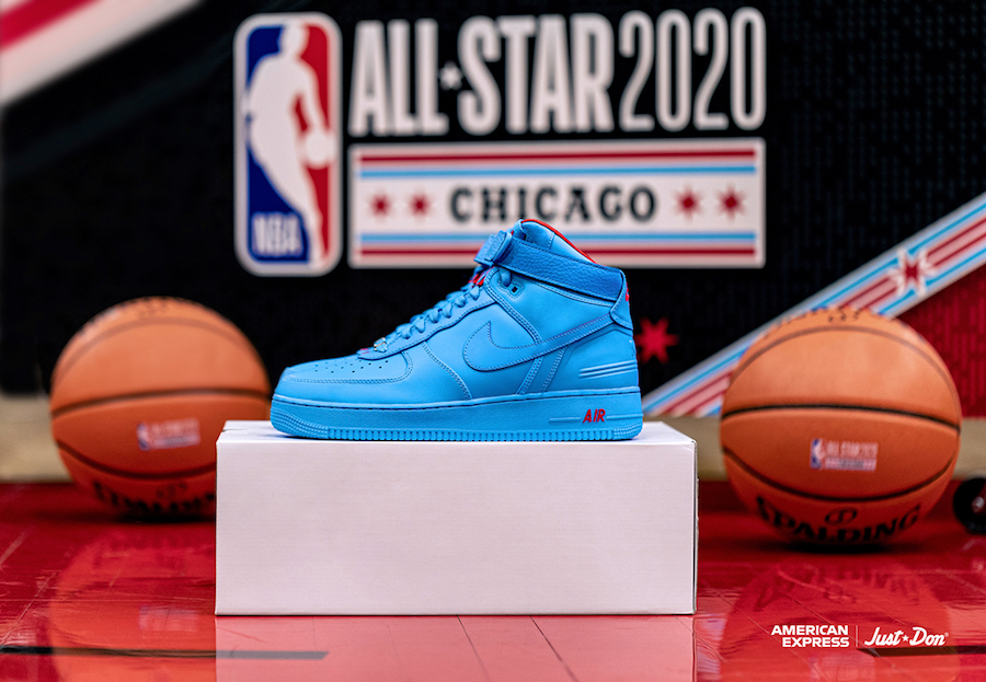 Just Don Nike Air Force 1 High All-Star American Express