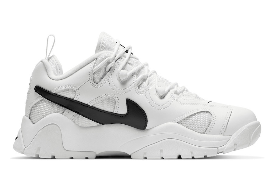 Nike Air Barrage Low White Black CW3130-100 Release Date