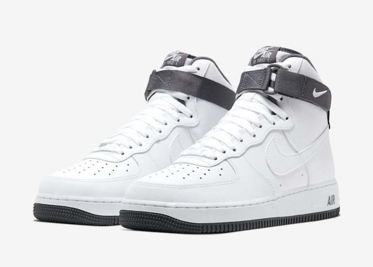 Nike Air Force 1 High '07 White Charcoal CD0910-100 Release Date - SBD