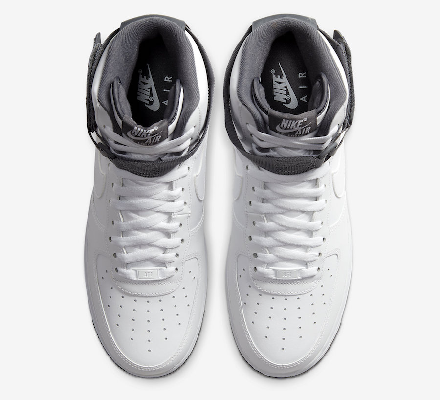 Nike Air Force 1 High White Charcoal CD0910-100 Release Date