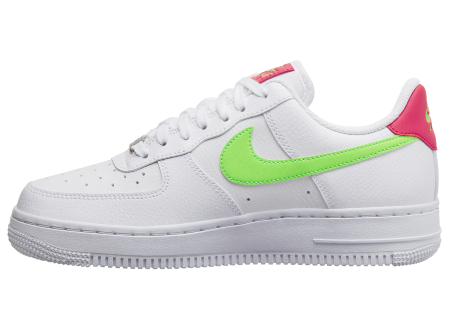 Nike Air Force 1 Low White Laser Crimson Green Strike CT4328-100 Release Date