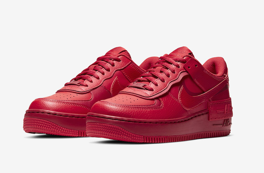 Nike Air Force 1 Shadow University Red CU3012-661 Release Date