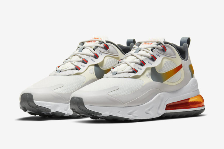 nike air max 270 react desert ore volt orange