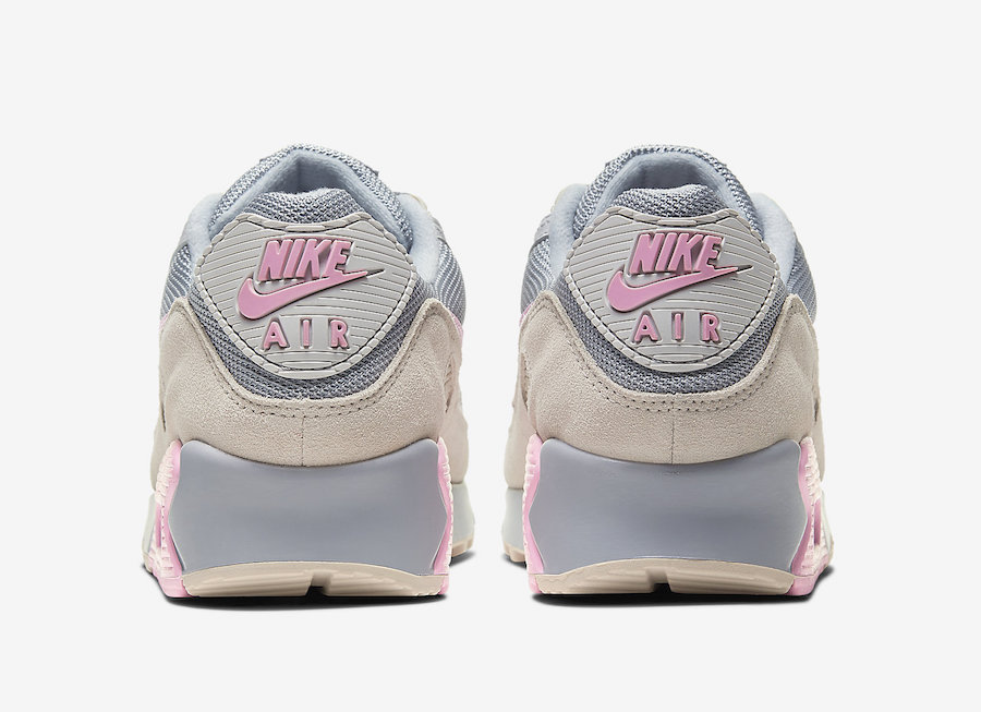 Nike Air Max 90 Grey Pink CW7483-001 Release Date