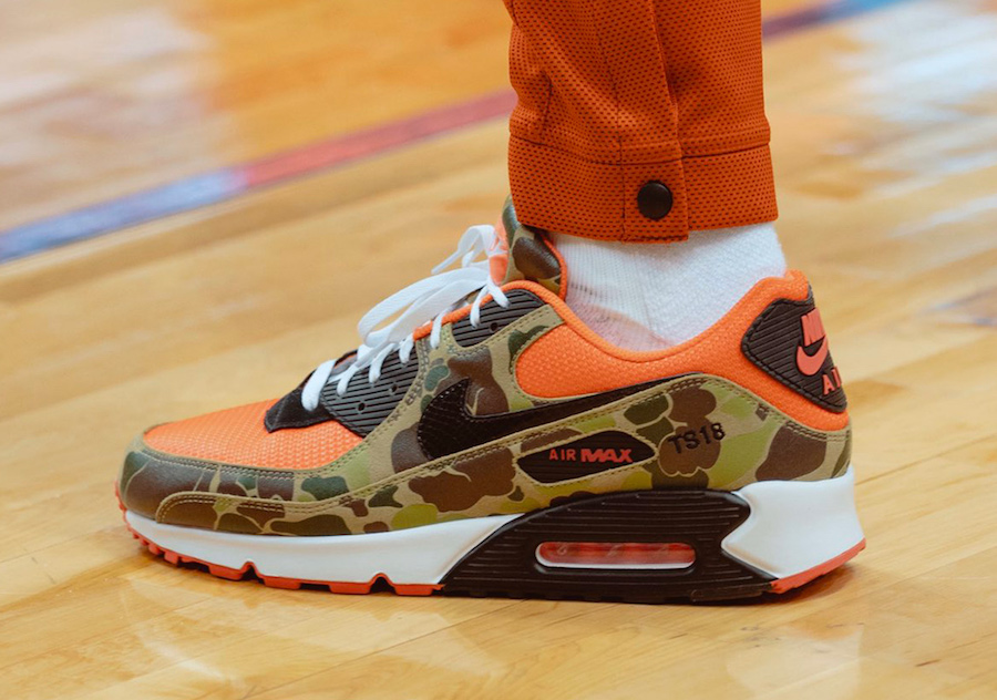 Nike Air Max 90 Reverse Duck Camo CW6024-600 Release Date On-Foot