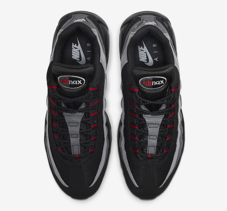 Nike Air Max 95 Black Red Grey CW7477-001 Release Date