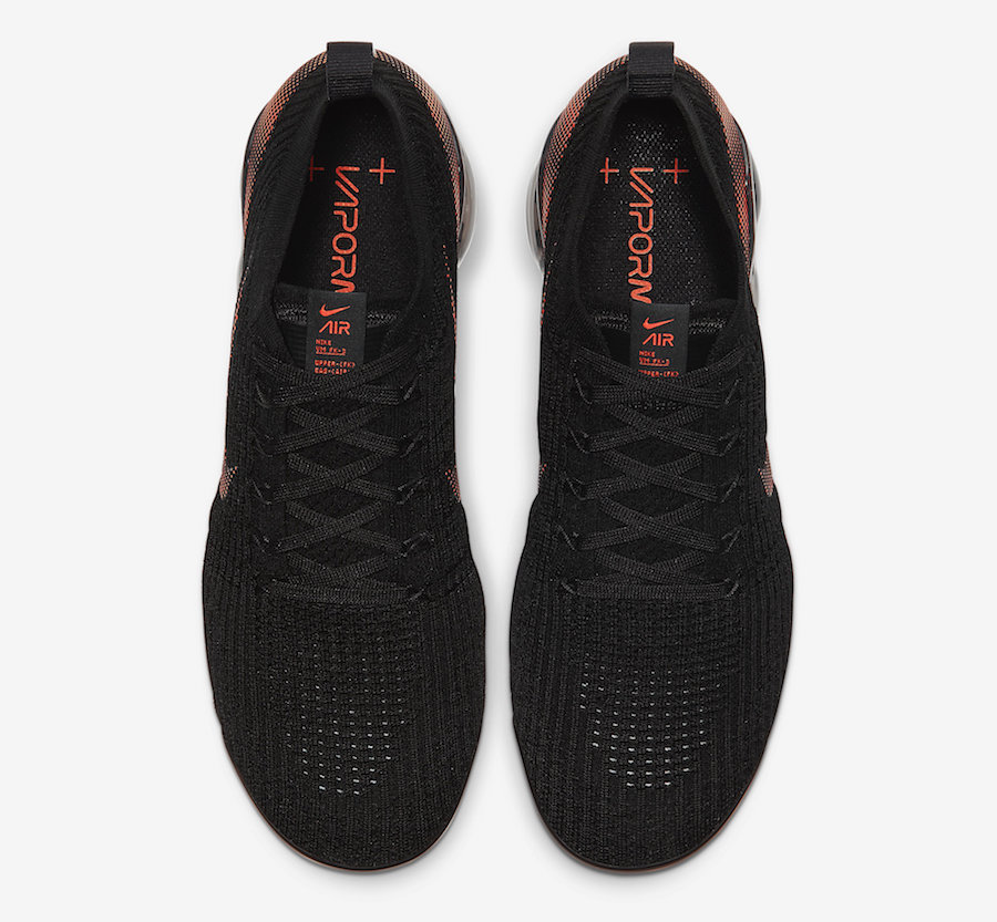 Nike Air VaporMax 3.0 Black Total Orange CU1926-001 Release Date