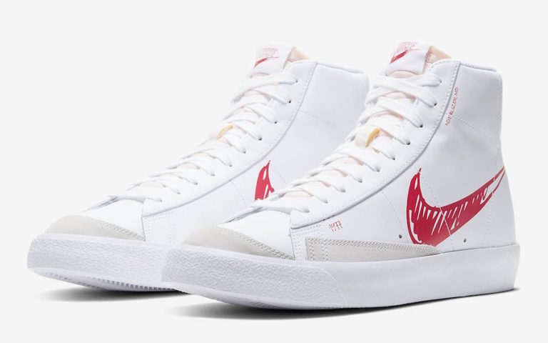 Nike Blazer Mid 77 Sketch CW7580-100 CW7580-101 Release Date - SBD