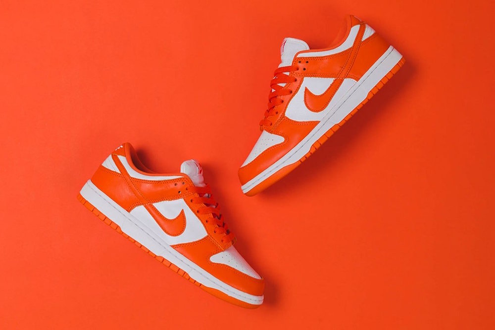 Nike Dunk Low Syracuse Orange White CU1726-101 Release Date