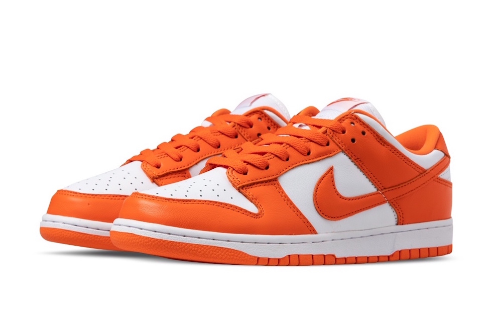 Nike Dunk Low Syracuse Orange White CU1726-101 Release Date