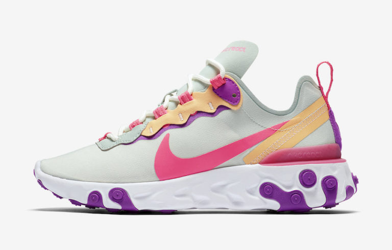 nike element react 55 pink