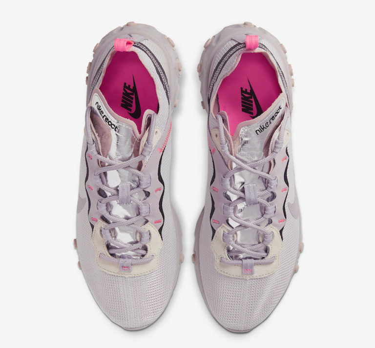 Nike React Element 55 Platinum Violet CW2369-001 Release Date - SBD