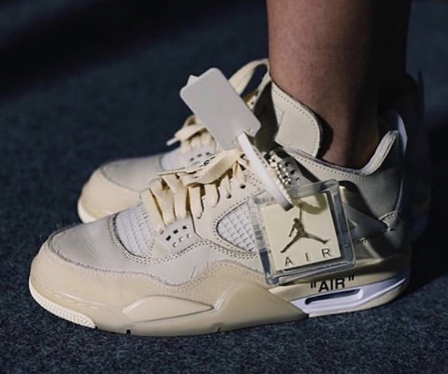 off white jordan 4 kids