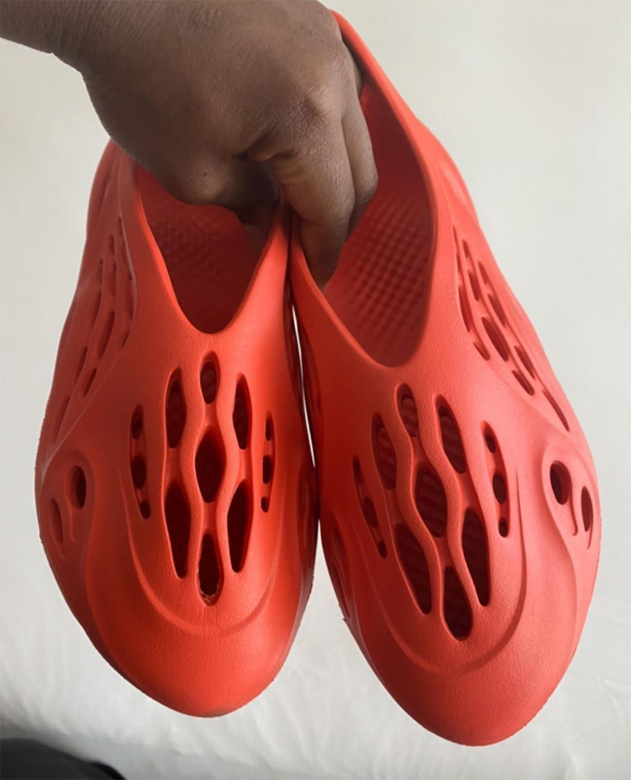 adidas Yeezy Foam Runner Clog Orange Red Release Date