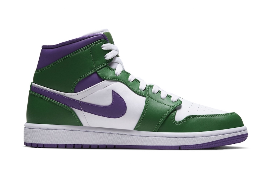Air Jordan 1 Mid Hulk Green Purple Release Date